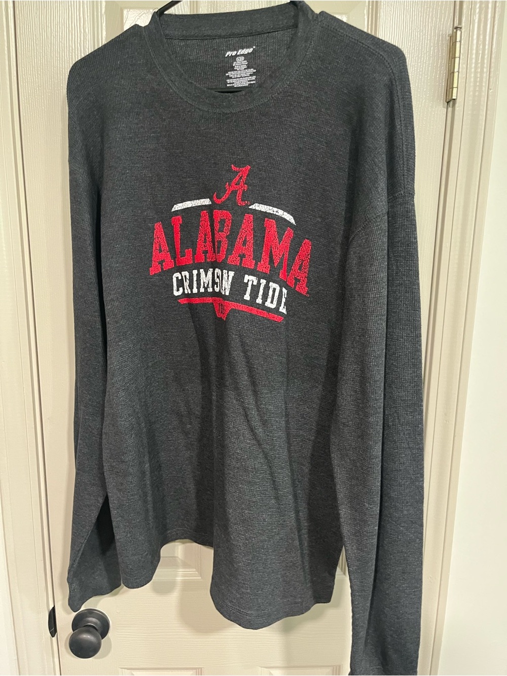 Pro Edge Charcoal Shirt with Red Accent